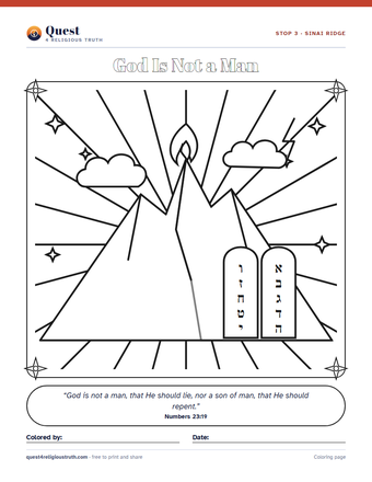 Preview of the coloring page for Stop 3