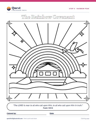 Preview of the coloring page for Stop 8